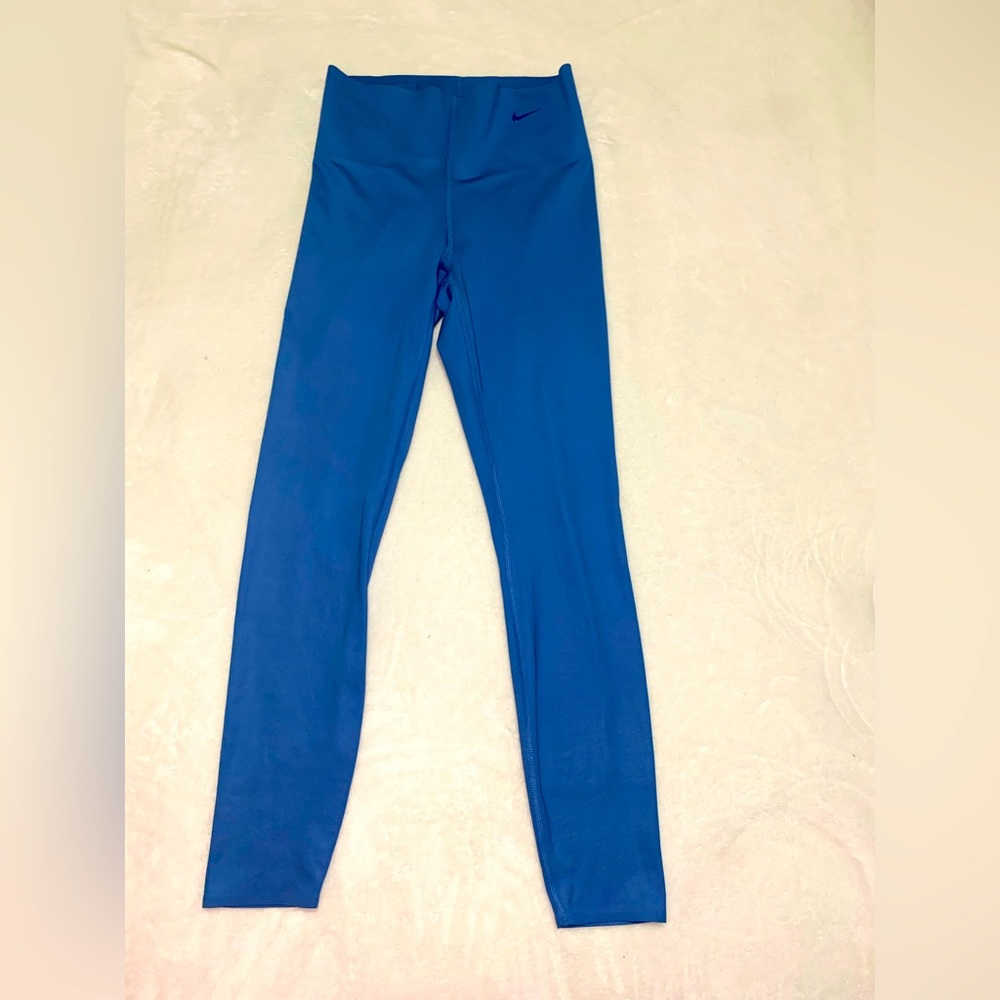 Nike Dri Fit Womens Leggings Blue Size Small